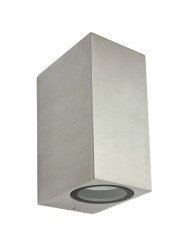 Oprawa elewacyjna Mini 5002 BR GU10 max 35W kolor srebrny 0438621