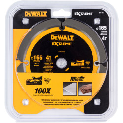DEWALT DT1471-QZ Extreme PCD Fibre Cement Saw Blade 165 x 20mm x 4T