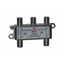 ROZGAŁĘŹNIK-SPLITER 5-2400 Mhz CORAB 4 DROŻNY Z PRZEJŚCIEM NAPIĘCIA