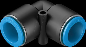 133194 Connector, L-shaped, diameter 16 mm &lt;&gt; diameter 16 mm