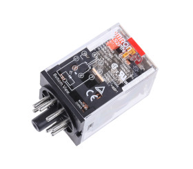 Przekaźnik mocy 24V ac DPDT Omron, Wciskane 48,4Ω Wciskane