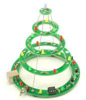 VAVT1988B Animowana choinka LED 3D (Zestaw do montażu) AVT1988B