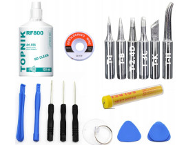 Zestaw groty 900M otwieracze cyna topnik plecionka