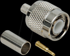 0405007-D TNC plug, crimp type, RG 58-U