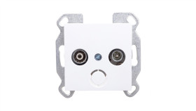 Lumina Gniazdo Antenowe Rtv Standard Białe Wl3010