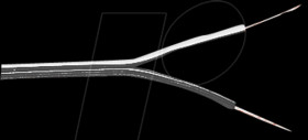 1501050/25 Stranded wire, 2 x 0.14 mm², black/white, 25-m coil