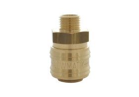 Szybkozłącze pneumatyczne DN7,2 typ 26, G 1/4 GZ, gniazdo szybkozłącza, mosiądz