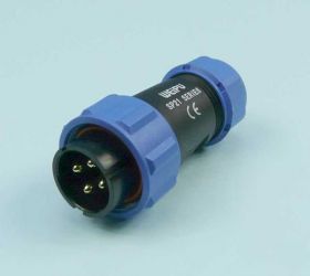 SP-2110/P4 WT. 4-PIN NA KAB. IP68 WEIPU