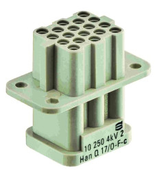 Złącze HDC żeńskie Han Q 17pin Compact 09120173101