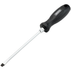 Draper 13542 Slotted Hard Grip Screwdriver, 6.5 x 150mm