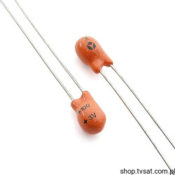 100uF-3V-K Tantalum 100uF 3V K=10% R=5mm THT THCSF