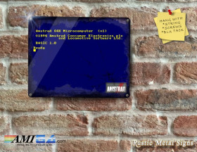 Eye-Catching AMSTRAD CPC Screen printed - Metal Sign