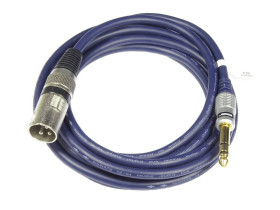 Kabel XLR(m) - JACK 6.3(m) stereo VITALCO MK36 1.0m