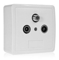 Gniazdo przelotowe RTV-SAT SSE-1-10