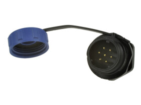 Wtyk; SP1312/P7-1C; 7 torów; lutowany; 0,75mm2; SP13; na panel; 13mm; IP68; 5A; 125V; Weipu; RoHS; SP1312/P7-1C