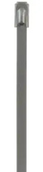 Cable tie, stainless steel, (L x W) 201 x 4.6 mm, bundle-Ø 12 to 51 mm, natural, UV resistant, -60 to 538 °C, MLT2S-CP