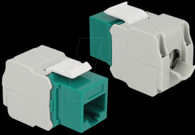 86349 Keystone module RJ45 socket &gt; LSA Cat.6 UTP