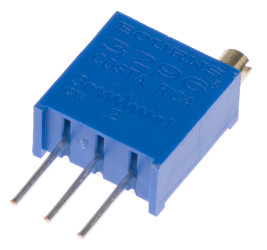 Potencjometr dostrojczy 1MΩ THT 0.5W 25 -zwoje Regulacja górna 2,19 mm