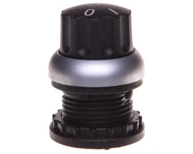 Napęd przełącznika 2 położeniowy z opisem I-0 czarny z samopowrotem M22-W 216853