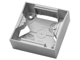 ARIA Puszka instalacyjna 1 pojedyncza srebro PNP-1U/18 OSPEL