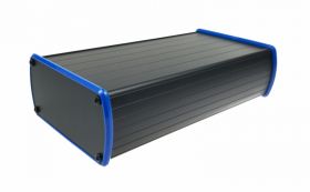 Obudowa AL-105 aluminiowa (ramka niebieska) 110x200x50