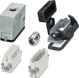 Connector kit, size D25, 16 pole + PE , IP66, 1424462
