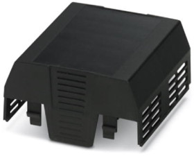 Upper part of housing, ABS/PC, (W x H x D) 70.1 x 74.65 x 36.95 mm, black, for enclosure, 1074746