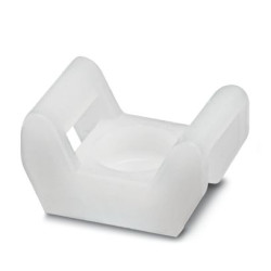 Uchwyt opaski kablowej do opasek 9mm długość 14.6mm szerokość 22,5 mm średnica otworu 5mm Phoenix Contact Biały