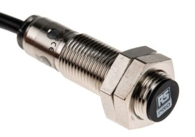 Czujnik indukcyjny PNP 2 mm cylindryczny M12 x 1 200 mA 10→ 30 V DC IP67 2kHz