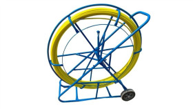 Pilot Z Włókna Szklanego Frp Do Przeciągania Kabli O11mm, 100M, Z Kółkami...