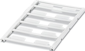 PA device marker, (L x W) 8 x 20 mm, white, sheet with 10 pcs, 0819327