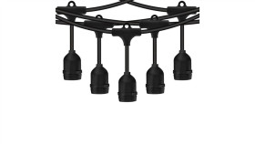 Girlanda Ogrodowa / Bez Żarówek Zewnętrzna 230V Łańcuch Świetlny 20M 20Xe27...