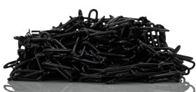 Ogniwo łańcucha średnica połączenia 3mm RS PRO długość 10m Czarne Stal