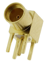 Złącze koncentryczne Przewlekany Żeński 50Ω typ złącza Złącze MMCX 0 to 6GHz Lutowane