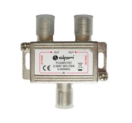 Rozgałęziacz TV-SAT F na 2 gniazda -power pass