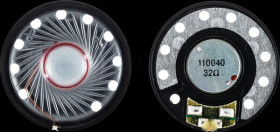 110040 Miniature speaker LSF-40M/N, 0.04 W, 32 ohms