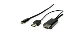 Kabel Adaptera Roline Usb Typu C - Hdmi + Usb A, M/M, 2 M