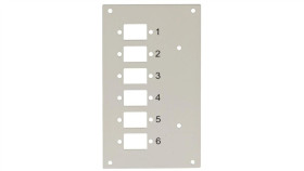Panel Przedni Do Przełącznicy Techly 109801 Na 6 Adapterów