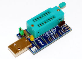 Programator USB CH341A pamięci SPI Flash i EEPROM