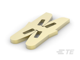 Zacisk widełkowy SIAMEZE Series Nieizolowane, Złoty 18AWG 22AWG TE Connectivity