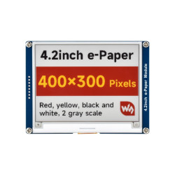 Moduł wyświetlacza e-Paper (G) 4.2″ E-Ink 400×300 - Waveshare 30154