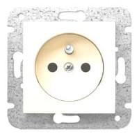 GAC250PL-PTGW Gniazdo AC standard polski (francuski), 3 biegunowe, 16A, podtynkowe GIRA