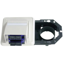 Teleg&#xE4;rtner 100022450 FO Socket alpine white durable dustproof design