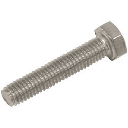 Sealey S525 Stainless Steel Hex Head Set Screw DIN 933 - M5 X 25 A2 - Pack of 50