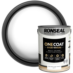 Ronseal KCB.7015103.20104.81 OneCoat EverywhereIndoor BrilliantWhite Matt 5l
