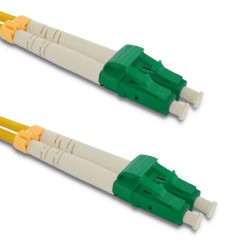 Qoltec Patchcord światłowodowy LC/APC - LC/APC Singlemode 9/125 G652D Duplex 1m