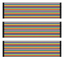 Jumper Wire cable 3 x 40 pcs. 20 cm M2M / F2M / F2F compatible with Arduino and Raspberry Pi Breadboard