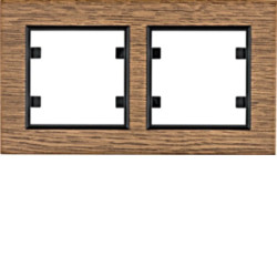 Lumina passion Ramka 2-krotna pozioma antyczny dąb WL9226
