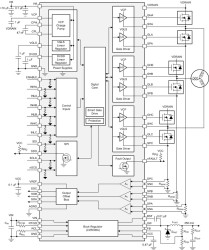 102-V max 3-phase smart gate driver with buck regulator & current shunt amplifiers