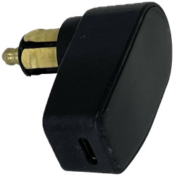 Ładowarka MINI USB-C do gniazd DIN4165 BAAS USB19 Obciążalność prądu maks.=3.6 A 12/24 V